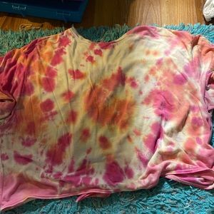 Tie dye crop top size medium!